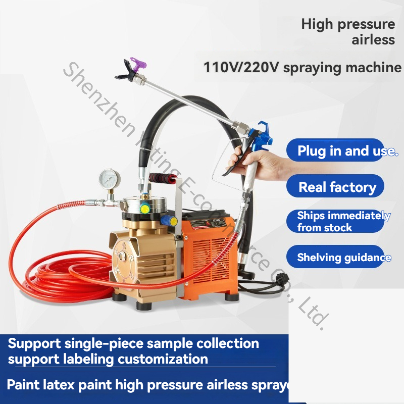 Pressure Washer Electric - Wysokowydajny, wysokociśnieniowy pistolet do malowania bezpowietrznego,