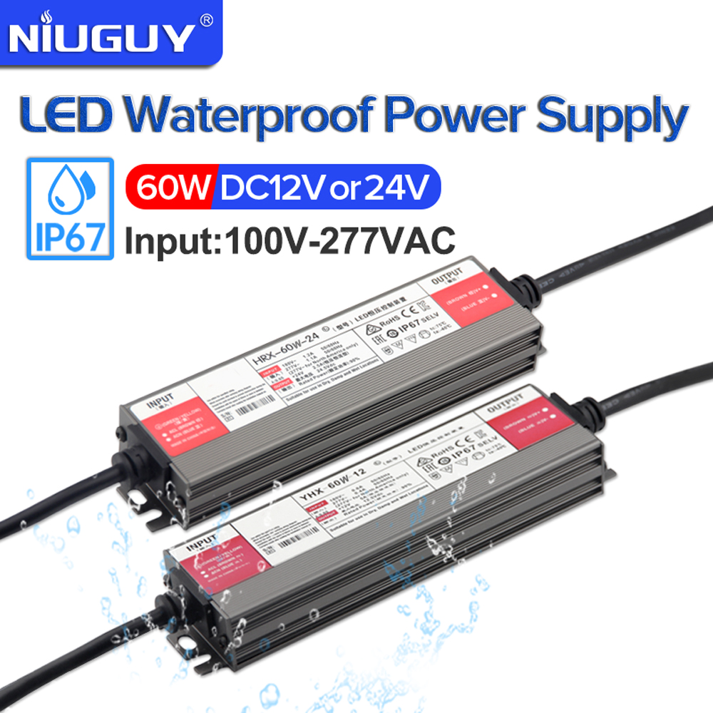 Outdoor Power Transformer - Zasilacz IP67 wodoodporny 60W DC 12V