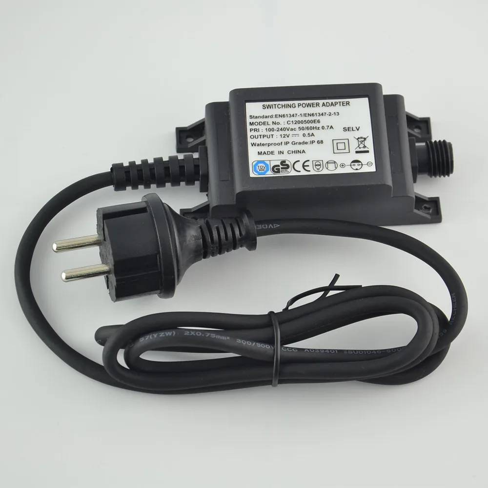 Outdoor Power Transformer - IP68 DC12V 1A Zasilacz Ładowarka UE