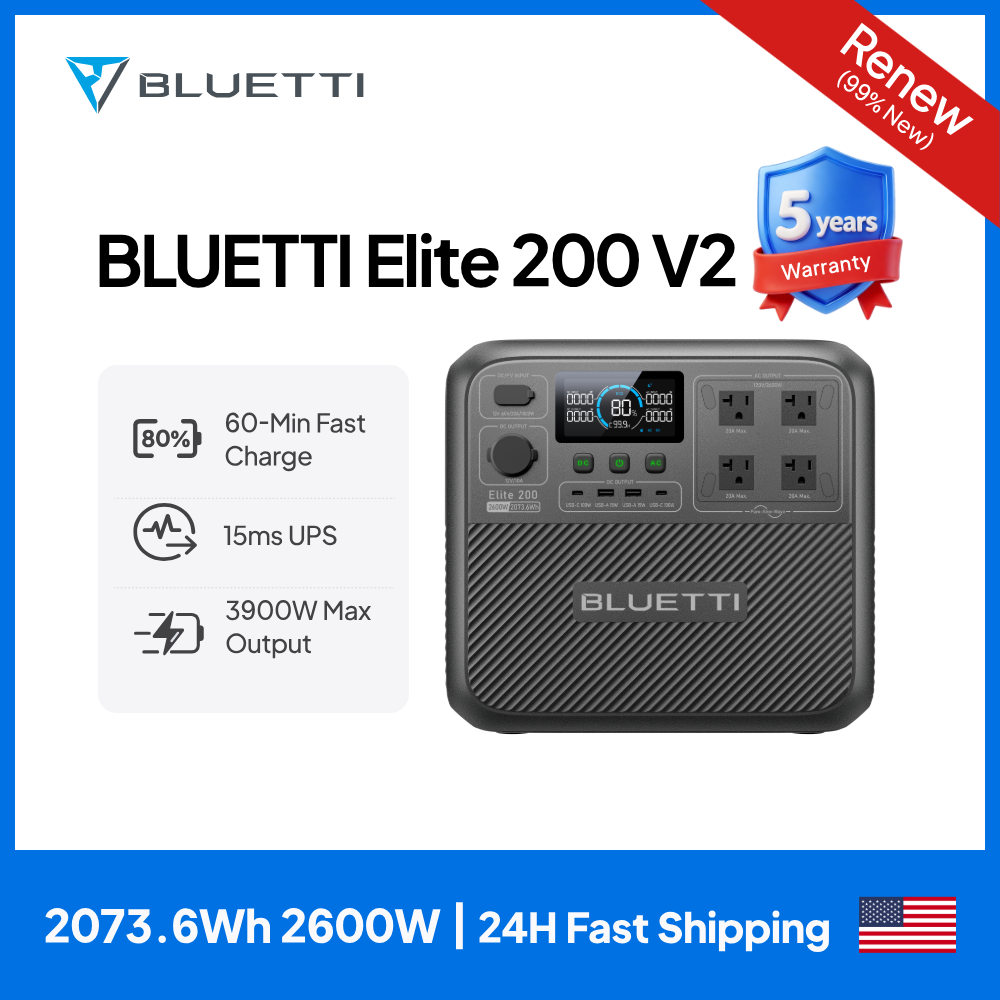 Outdoor Power Tower - 【Renew】BLUETTI Elite 200 V2 Przenośna Stacja