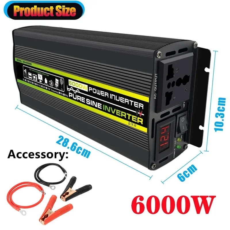 6000W DC12/24V do AC 220V czys – Outdoor Power Transformer recenzja i cena
